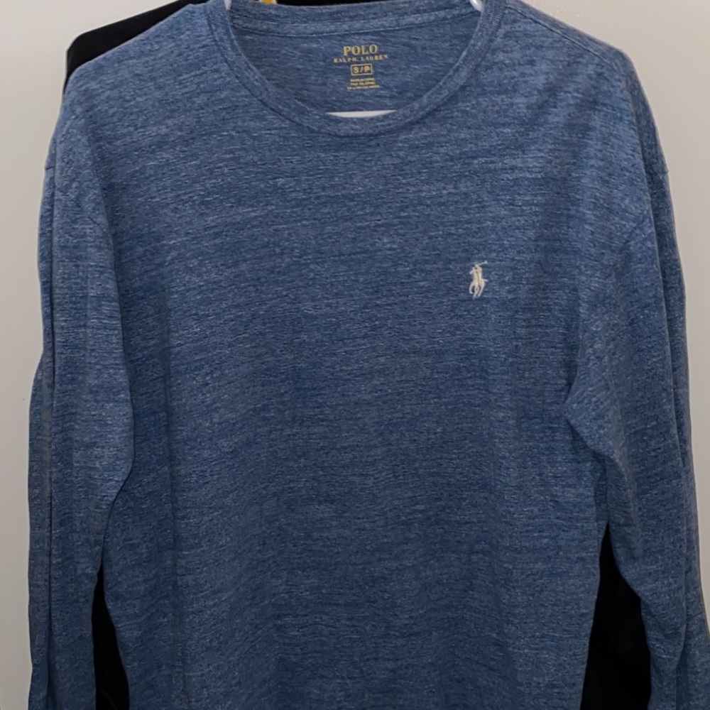 Blue Blended Ralph Lauren Polo Long Sleeve